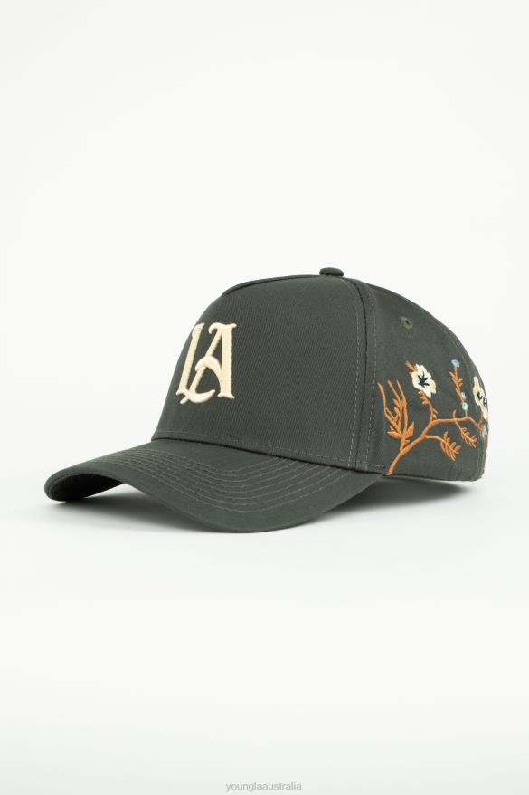 Clothing YoungLA 918 LA BRANCH HATS Forest Green Men 4F2FF962