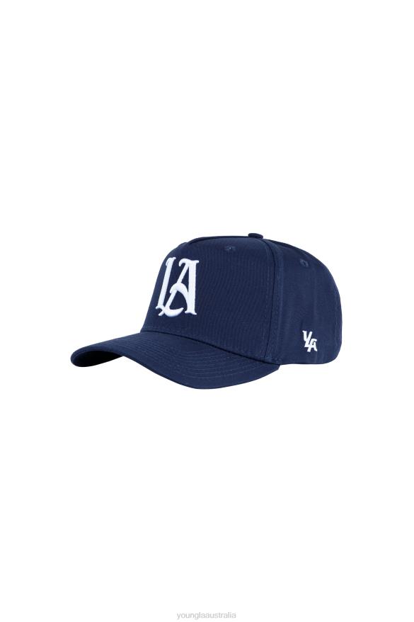 Clothing YoungLA 920 A-FRAME LA SNAPBACK HAT 2.0 Navy Men 4F2FF943