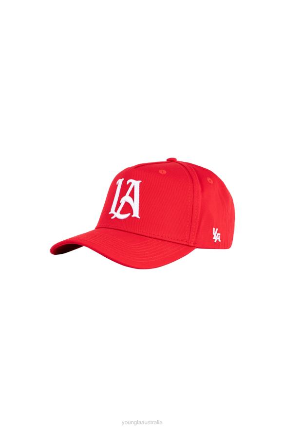 Clothing YoungLA 920 A-FRAME LA SNAPBACK HAT 2.0 Red Men 4F2FF945