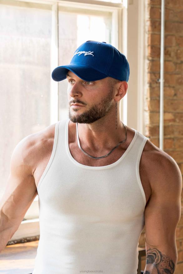 Clothing YoungLA 922 SIGNATURE HATS Royal Blue Men 4F2FF951