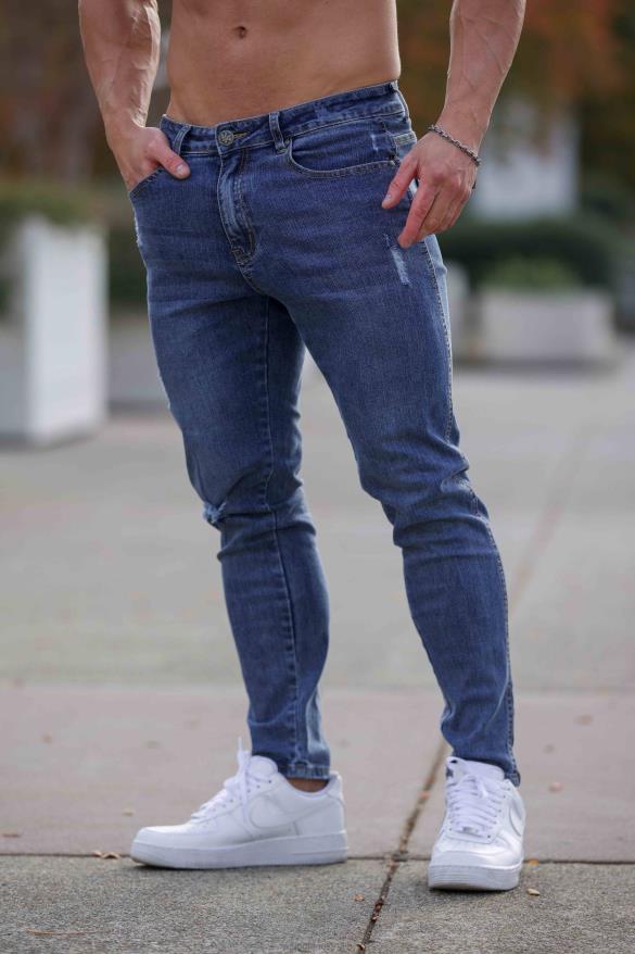 Clothing YoungLA 607 TAILORED SLIM FIT JEANS Black Wash Men 4F2FF746