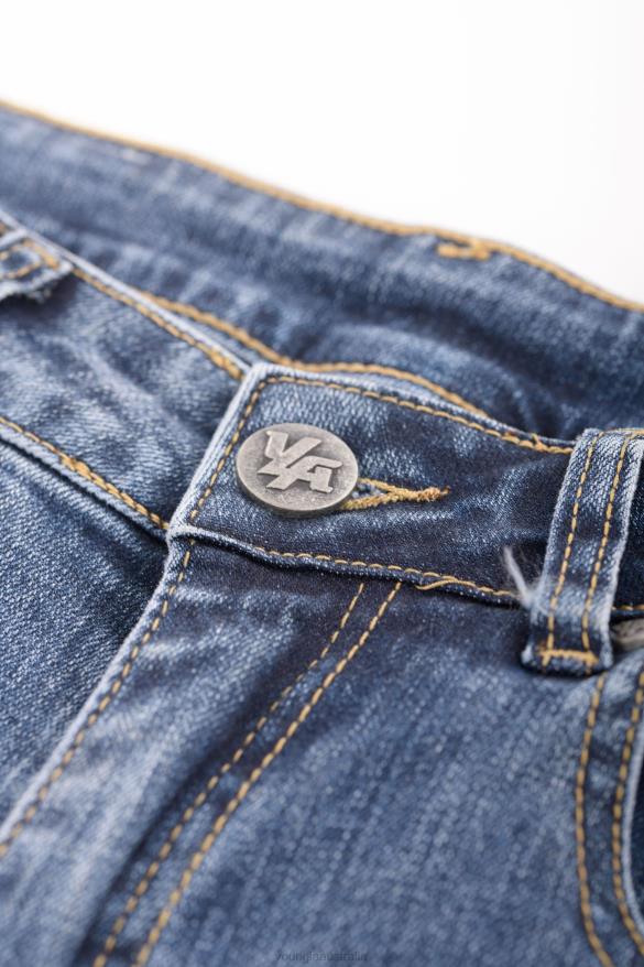 Clothing YoungLA 607 TAILORED SLIM FIT JEANS Black Wash Men 4F2FF746