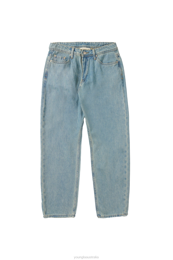 Clothing YoungLA 609 - BAGGY JEANS Light Blue Wash Men 4F2FF755
