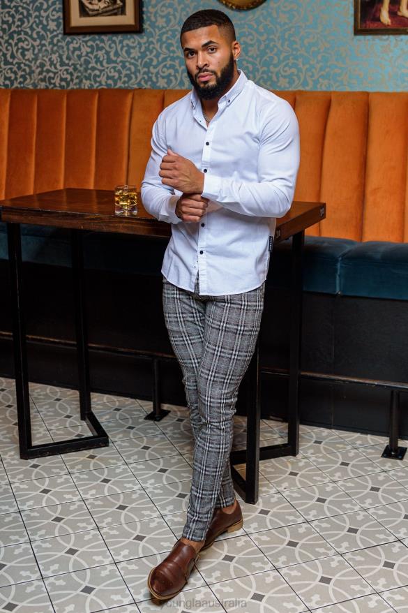 Clothing YoungLA 614 DAPPER DRESS PANTS Khaki Men 4F2FF741