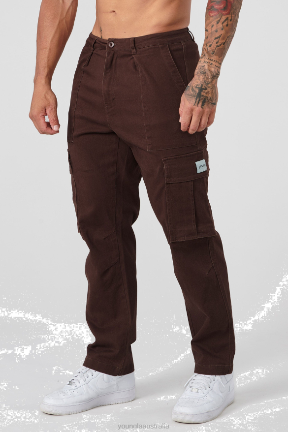 Clothing YoungLA 627 CONVOY CARGO Chocolate Men 4F2FF735
