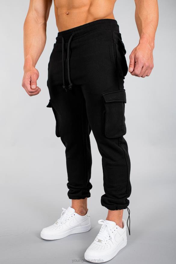 Clothing YoungLA 206 RAMBO COMBAT JOGGERS Brown Wash Men 4F2FF914