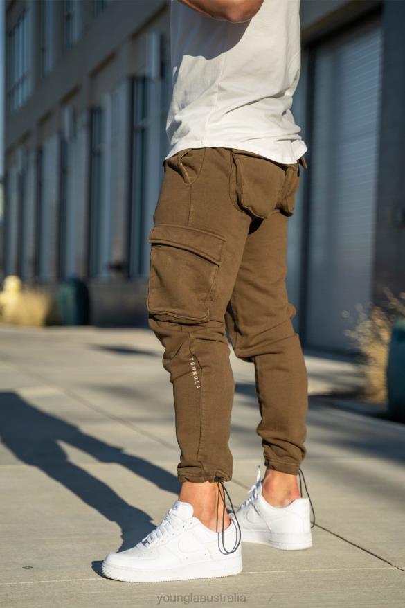 Clothing YoungLA 206 RAMBO COMBAT JOGGERS Taupe Men 4F2FF916