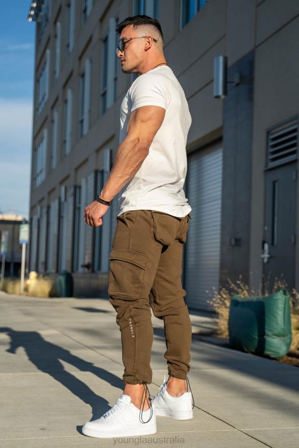 Clothing YoungLA 206 RAMBO COMBAT JOGGERS Taupe Men 4F2FF916