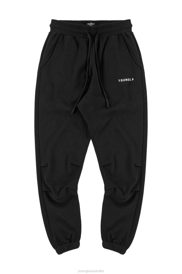 Clothing YoungLA 210 KICK-BACK JOGGERS Black Men 4F2FF933