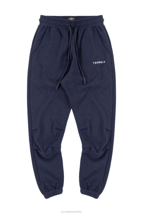 Clothing YoungLA 210 KICK-BACK JOGGERS Navy Men 4F2FF936