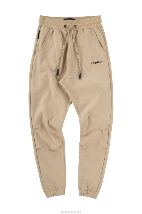 Clothing YoungLA 210 KICK-BACK JOGGERS Sand Men 4F2FF938