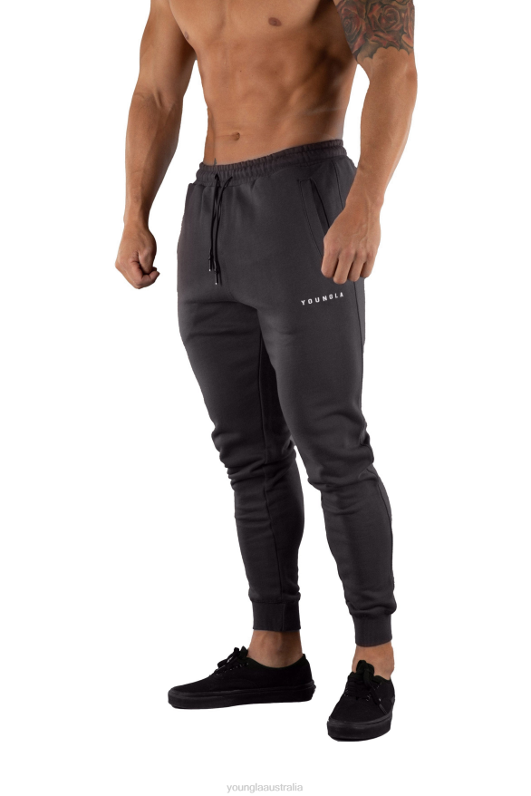 Clothing YoungLA 213 ELITE JOGGERS Coal Men 4F2FF903