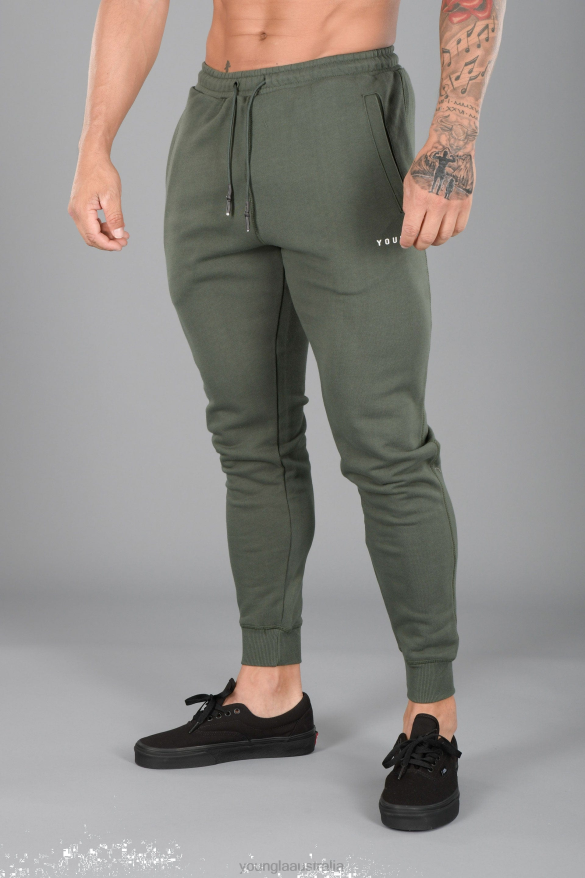 Clothing YoungLA 213 ELITE JOGGERS Forest Green Men 4F2FF907