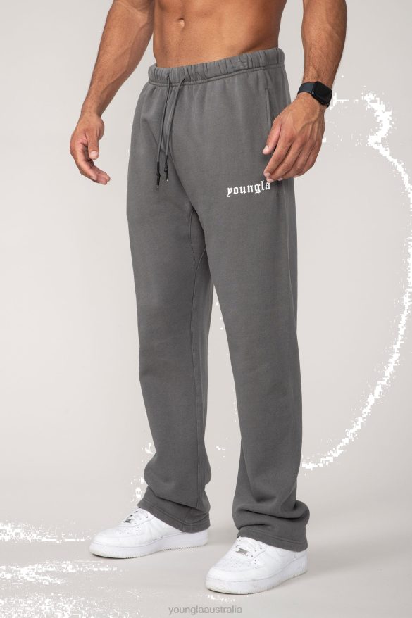 Clothing YoungLA 216 ETERNAL NO CUFF SWEATS Coal Wash Men 4F2FF894