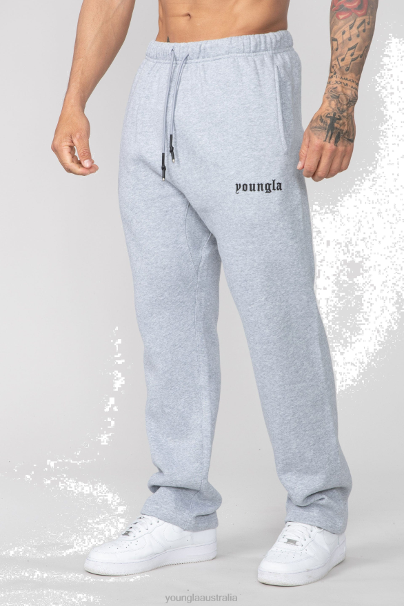 Clothing YoungLA 216 ETERNAL NO CUFF SWEATS Heather Grey Men 4F2FF895