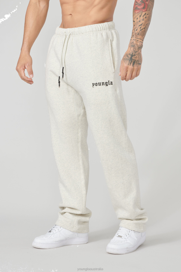 Clothing YoungLA 216 ETERNAL NO CUFF SWEATS Oatmeal Men 4F2FF896