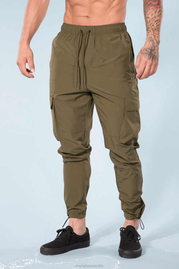 Clothing YoungLA 218 TRAVEL CARGO JOGGERS Olive Men 4F2FF864