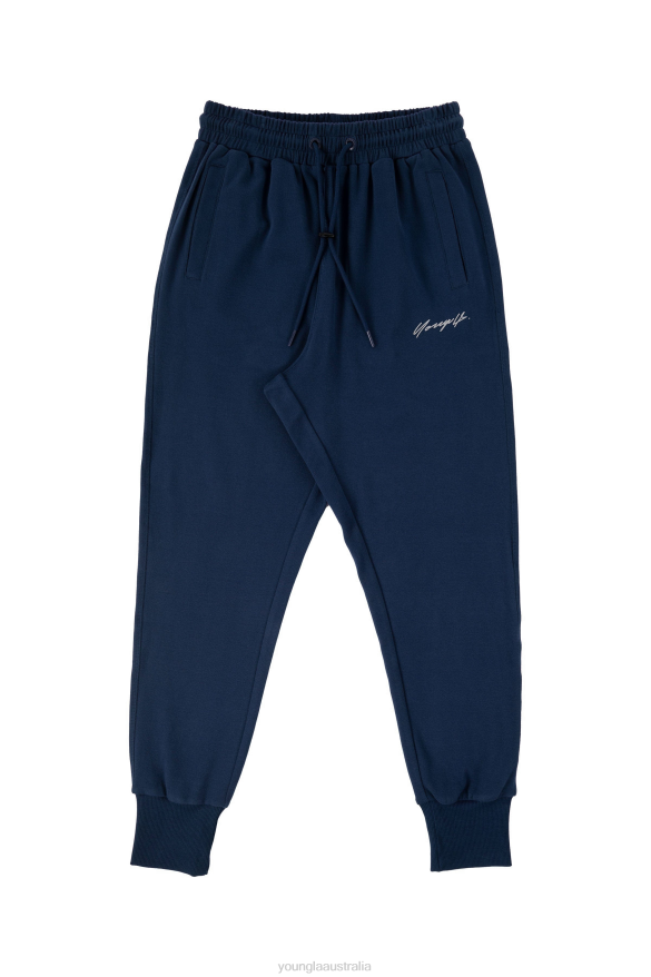 Clothing YoungLA 228 CLOUD JOGGERS Navy Men 4F2FF876