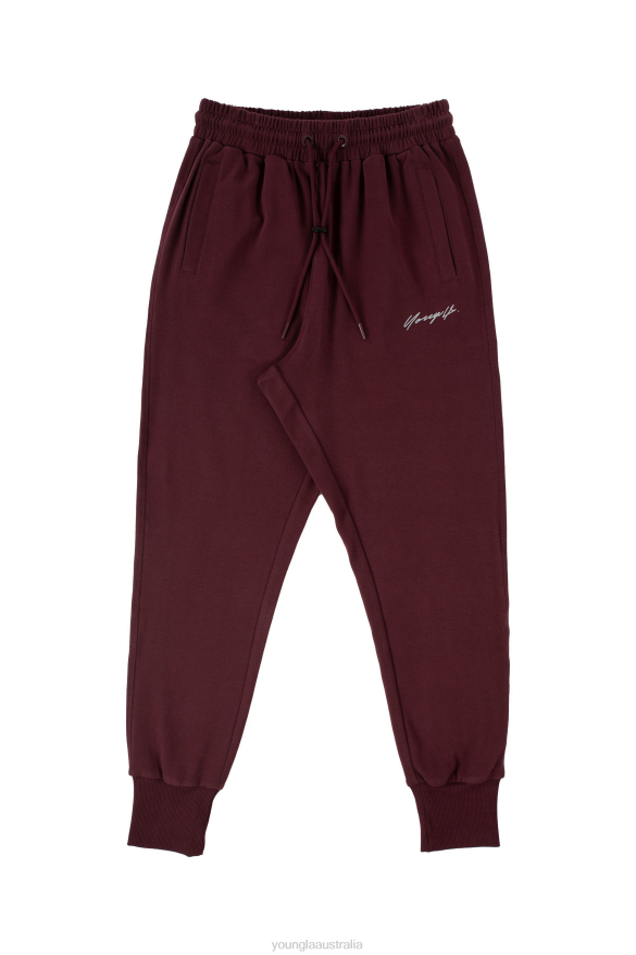 Clothing YoungLA 228 CLOUD JOGGERS Wine Men 4F2FF872