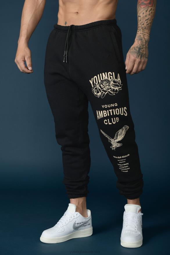 Clothing YoungLA 233 THE IMMORTAL JOGGERS Brown Washed Men 4F2FF846
