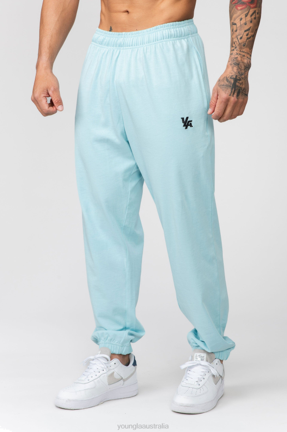 Clothing YoungLA 234 PASTEL PUMP COVER JOGGERS Pastel Blue Men 4F2FF877