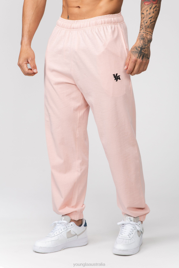 Clothing YoungLA 234 PASTEL PUMP COVER JOGGERS Pastel Salmon Men 4F2FF880