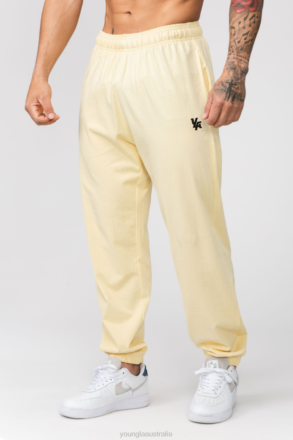 Clothing YoungLA 234 PASTEL PUMP COVER JOGGERS Pastel Yellow Men 4F2FF881