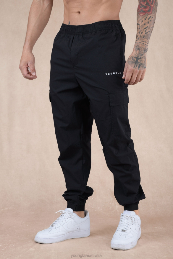 Clothing YoungLA 242 COMMUTER JOGGERS Black Men 4F2FF909