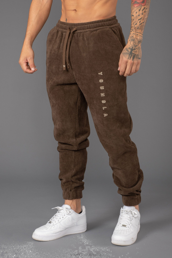 Clothing YoungLA 244 ASPEN JOGGERS Brown Men 4F2FF930