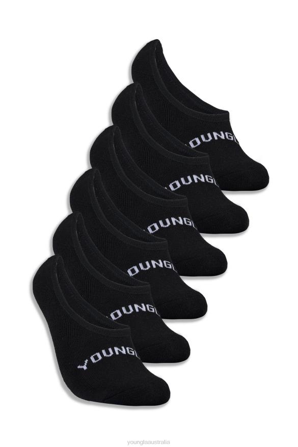Accessory YoungLA 711 NO SHOW SOCKS 3-PACK Black Men 4F2FF992