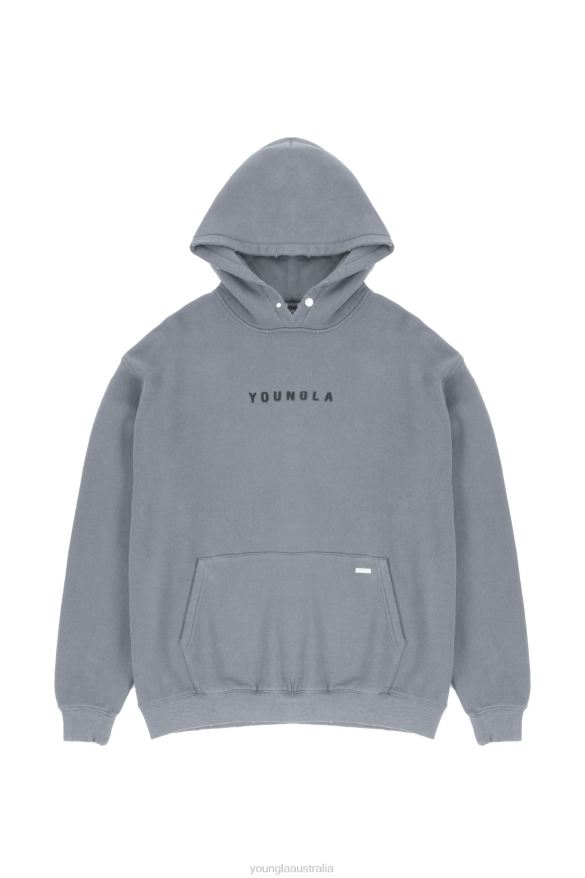 Clothing YoungLA 535 MONARCH PULLOVER HOODIES Grey Wash Men 4F2FF842