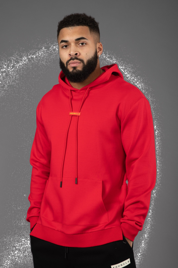 Clothing YoungLA 542 PRO-TECH HOODIES Red Men 4F2FF787