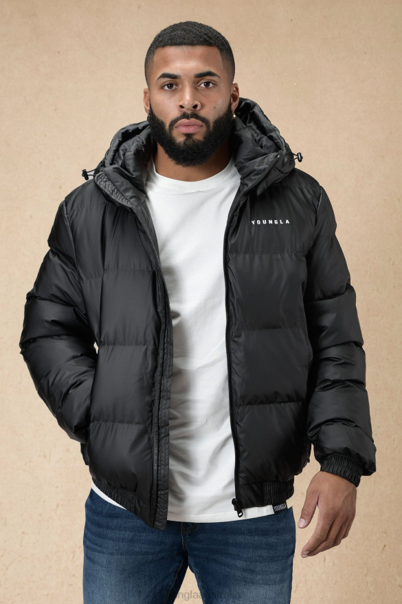Clothing YoungLA 554 BROOKLYN PUFFER JACKET Black Men 4F2FF828