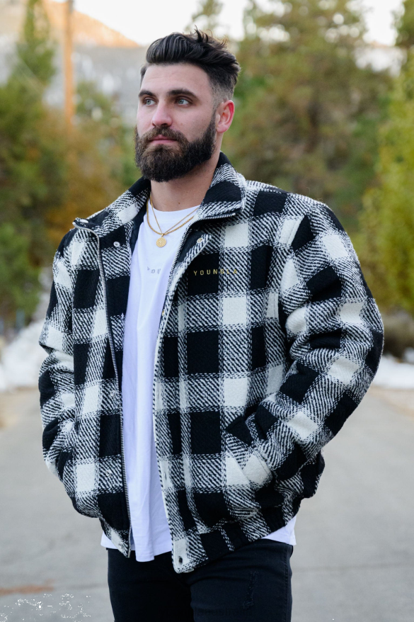 Clothing YoungLA 563 KINGPIN JACKETS Black Men 4F2FF824