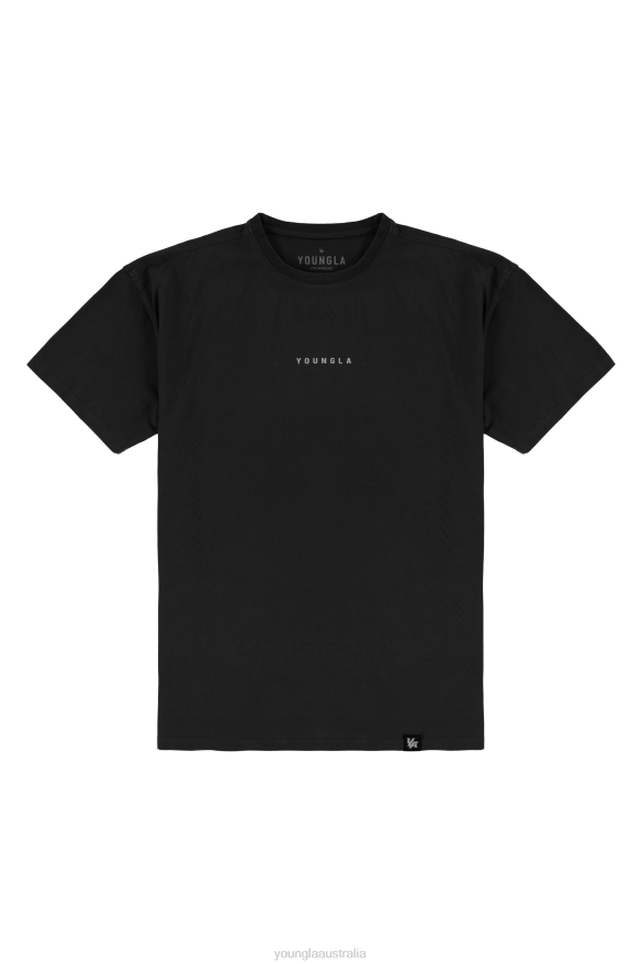 Clothing YoungLA 401 ESSENTIAL JACKED TEES Black Wash Men 4F2FF134