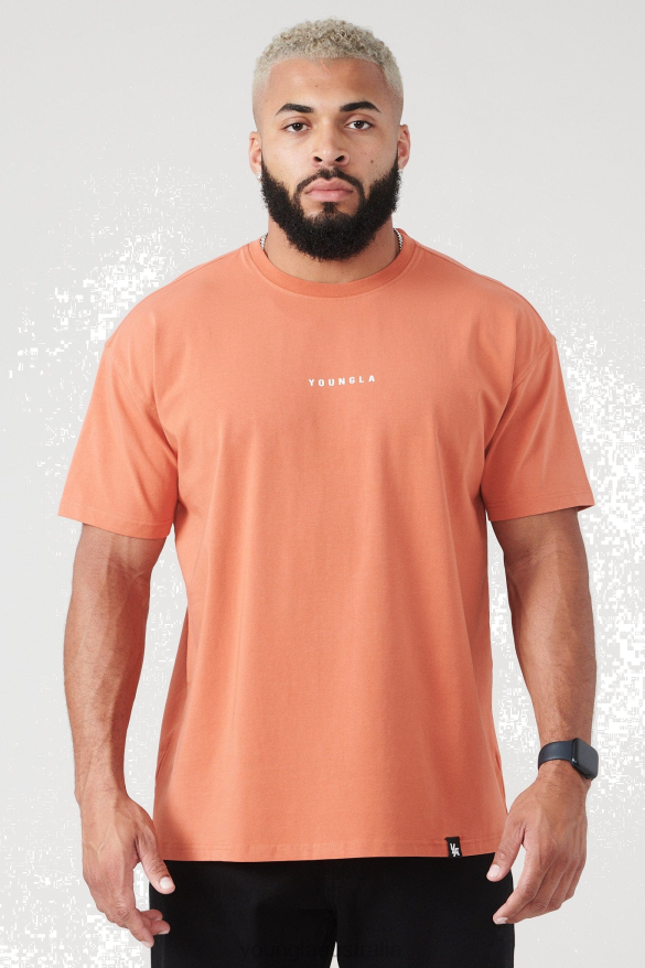 Clothing YoungLA 401 ESSENTIAL JACKED TEES SUMMER 23' Orange Wash Men 4F2FF205