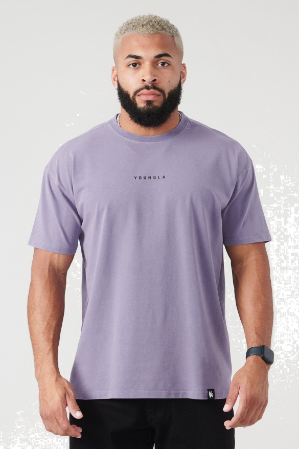 Clothing YoungLA 401 ESSENTIAL JACKED TEES SUMMER 23' Purple Wash Men 4F2FF207