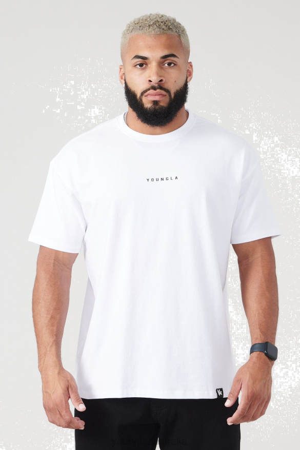 Clothing YoungLA 401 ESSENTIAL JACKED TEES SUMMER 23' White Men 4F2FF209