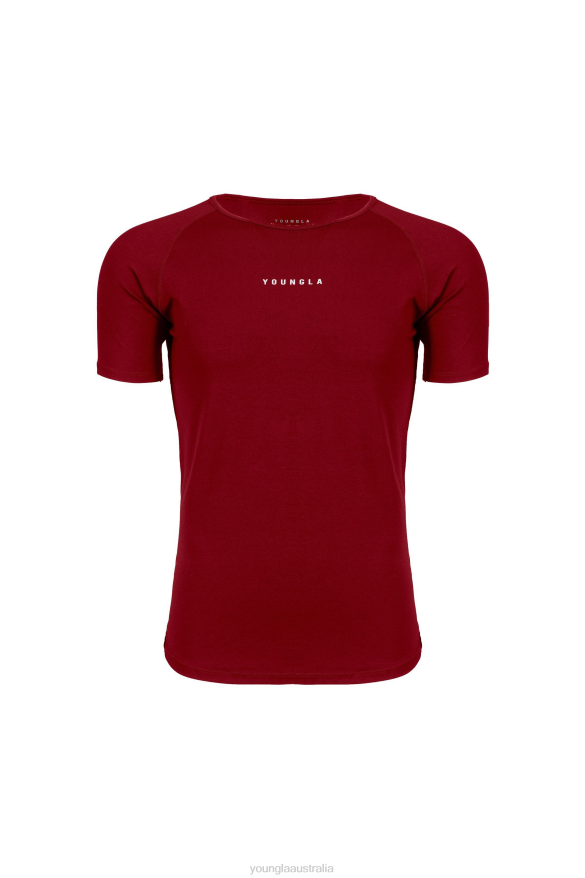 Clothing YoungLA 403 ELITE TEES Burgundy Men 4F2FF422