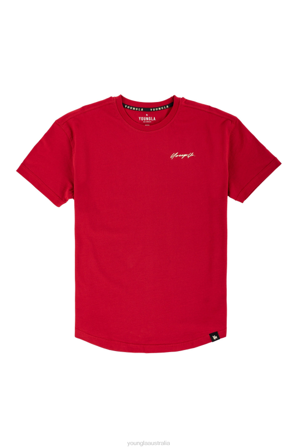 Clothing YoungLA 408 AUTOBIOGRAPHY TEES Red Men 4F2FF215