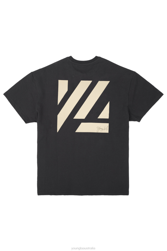 Clothing YoungLA 413 OVERSIZED BLOC SHIRTS Black Men 4F2FF258