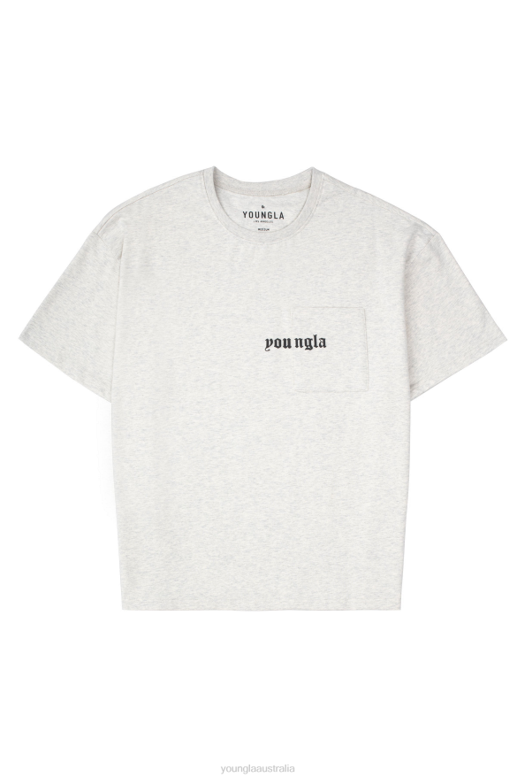 Clothing YoungLA 416 ETERNAL POCKET TEES Oatmeal Men 4F2FF186