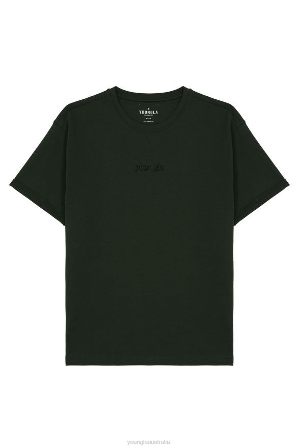 Clothing YoungLA 418 RESIST TEES Jungle Green Men 4F2FF131