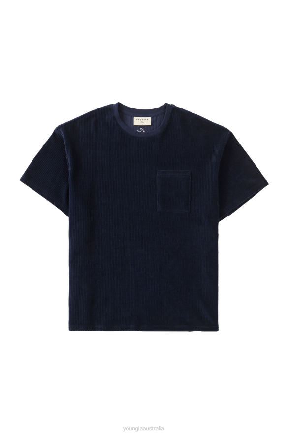 Clothing YoungLA 419 CORD COLLECTION - TEES Navy Men 4F2FF350