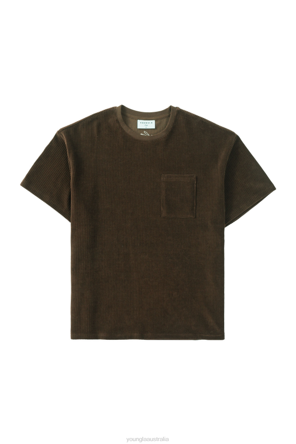 Clothing YoungLA 419 CORD COLLECTION - TEES Olive Men 4F2FF351