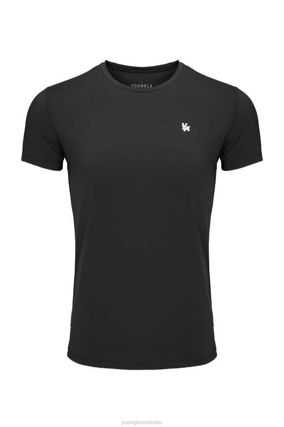 Clothing YoungLA 423 ZEPHYR COMPRESSION SHORT SLEEVE Black Men 4F2FF140