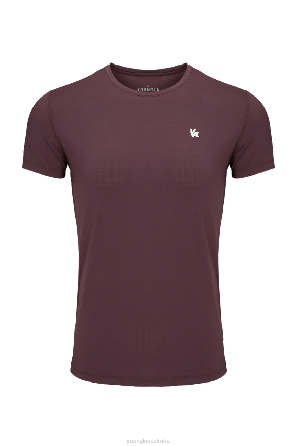Clothing YoungLA 423 ZEPHYR COMPRESSION SHORT SLEEVE Marooned Men 4F2FF144