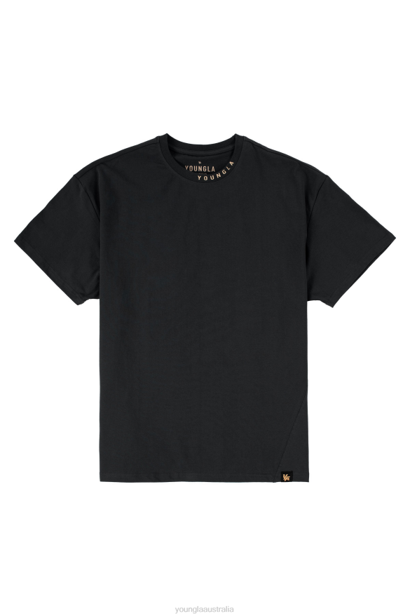Clothing YoungLA 429 TRADEMARK TEES Black Men 4F2FF282