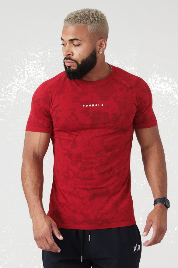 Clothing YoungLA 437 DIGITAL COMPRESSION TEES Red Men 4F2FF176