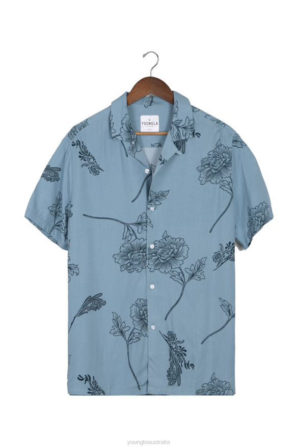 Clothing YoungLA 445 CABO VIBEZ SHIRTS PRINTED Sifi Bloom Men 4F2FF318